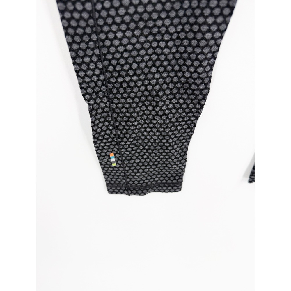 Smartwool Merino 250 Base Layer Bottom Leggings Black Grey Dot Womens Large - Picture 6 of 11